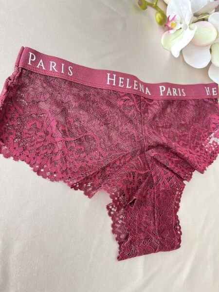 HIPSORT KOMPLE BANT - BOXER ŞORT - Bordo