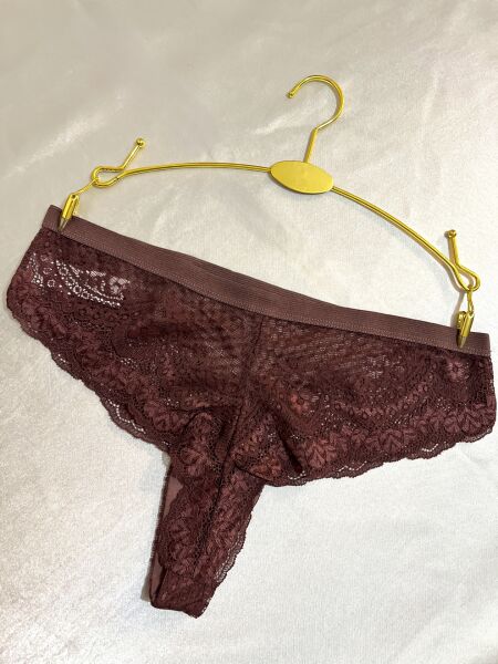 Dantelli Kahverengi Brazilian Külot